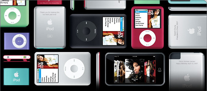 iPod colores, iPod nano