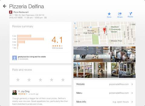 Google Maps 2.0 App para iPad y iPhone