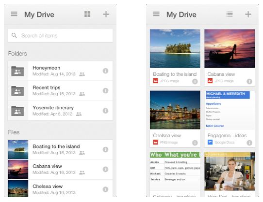 Google Drive para iOS