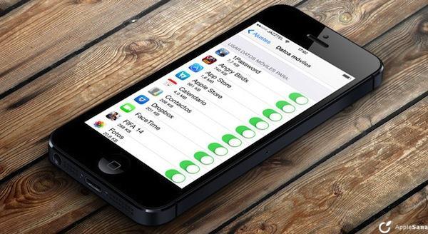 iOS 7 optimiza el consumo de datos a internet por aplicación
