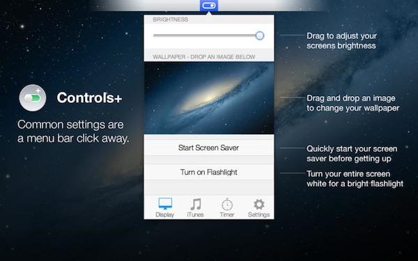 Un Centro de Control para Mac OS X estilo iOS 7