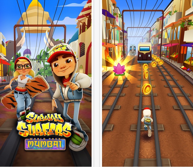 Subway Surfers para iPhone y iPad te lleva a la India