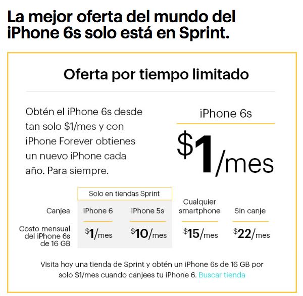 iPhone 6s-Sprint